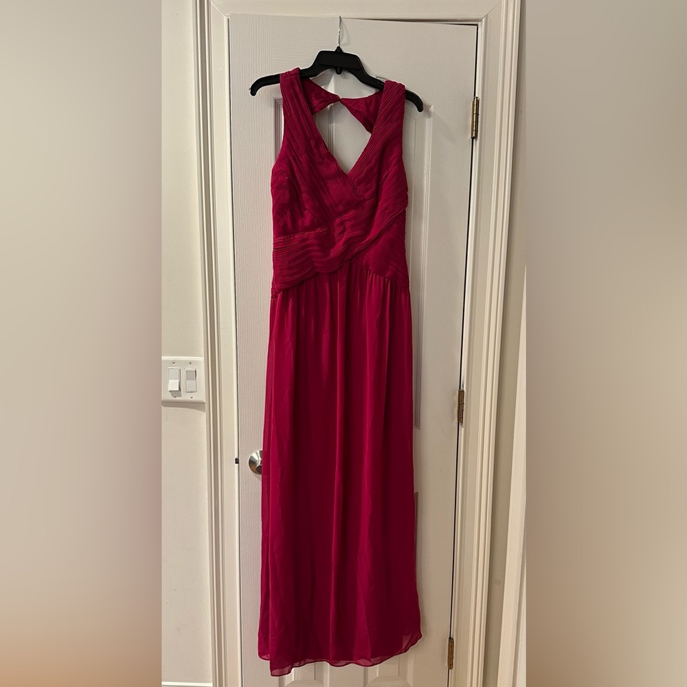 Laundry By Shelli Segal Backless Red Dress